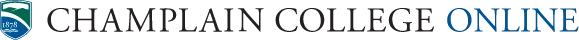 Champlain College Online logo